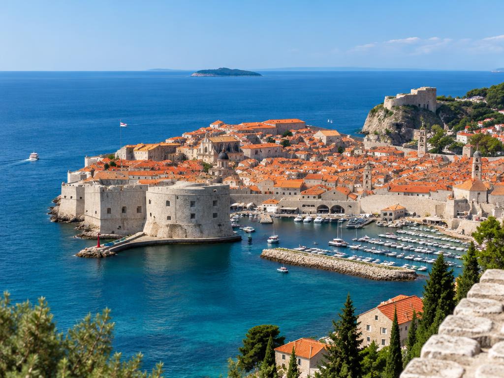 Vue de Croatie